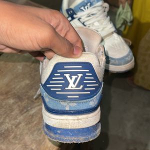 Louis Vuitton Trainer Denim Blue