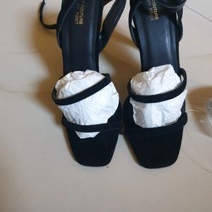 Strappy Stiletoes With Ankle-Strap