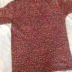 Cheetah Pattern T Shirt