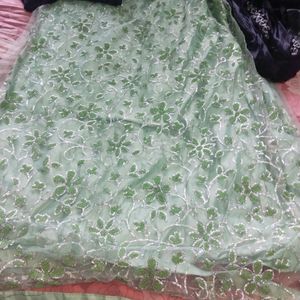 Lehanga New Once Nice To Wear  Size 40 Saree Type