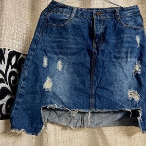 Denim skirt