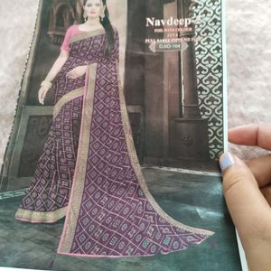 Saree With Blouse (Unstitched)