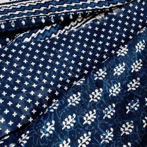 New Indigo Pure Cotton Saree 2