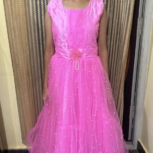 Barbie Pink Pearl Gown