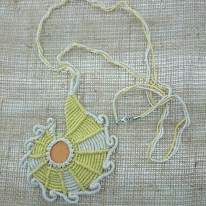 Beautiful Handmade Macrame Necklace