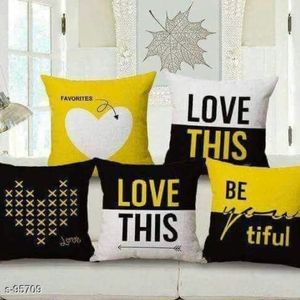 5 Pieces Of Cushion Covers (16x16)