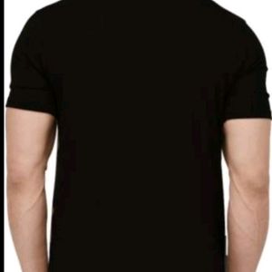 New Men's Casual Black T-Shirt