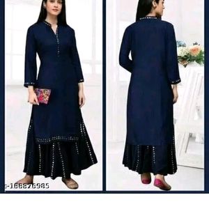 Very Low Price Brand New Mirror Work Kurti Garara