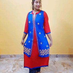 Kurti with Jacket Dress