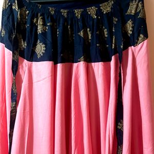 Casual Ethnic Long Skirt For Women's