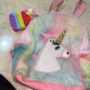 Beautiful Unicorn Bag And Popit Super Combo