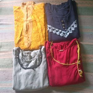 Combo 4 Kurti.