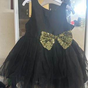 Black Baby Party Wear Frock