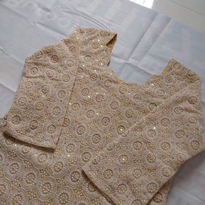 Chikankari Kurti Pant Set