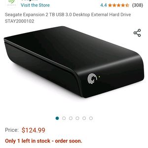 Seagate External Drive - 2TB