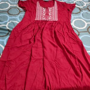 Red Kurta