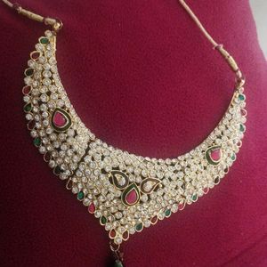 Polish Intact, Beautiful Necklace With Earrings