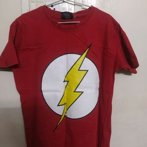 Flash Superhero Red Coloured Tee Shirt