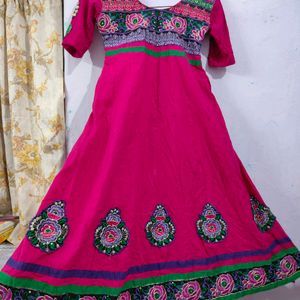 Ethnic Gown With Dupatta