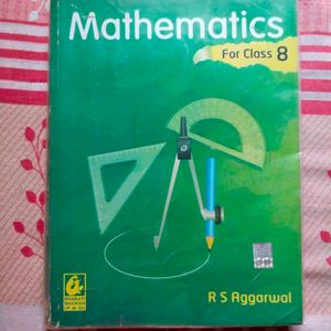 RS Aggarwal Mathematics Book For Class 8