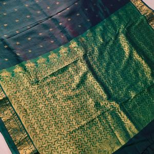 Cotton Blend Pure Gadwal Saree