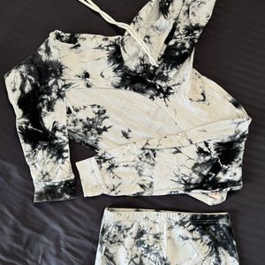 2 piece crop top for women