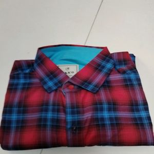 Red Blue Checked Shirt...