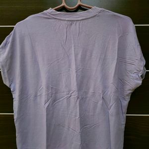 Lavender Boxy T Shirt