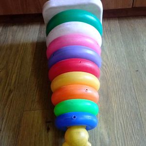 Stacker  Toy With 9 Rings