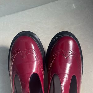 Viral Theater Cherry Red Chunky Loafers 🥀