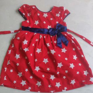 Cute ♥️ Red With Star Gown