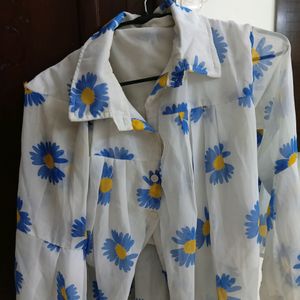 Printed Floral Shirt