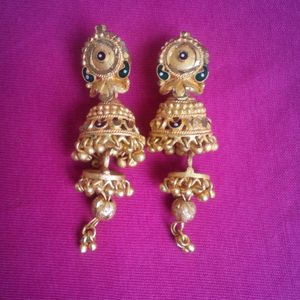 New Double Layer Jhumki Unused