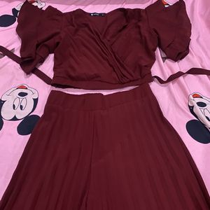 Maroon Jumpsuit For Women