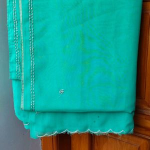 Women's Beautiful Seagreen Saree 💙