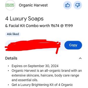 4 Luxury Soaps With Facial Kit