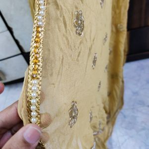 Designer Dupatta And Plazzo