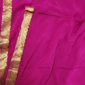 Mysore Crepe Silk Sari