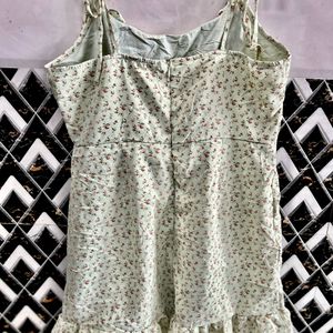 SHEIN MOD Ditsy Floral TieShoulder Cami Dress