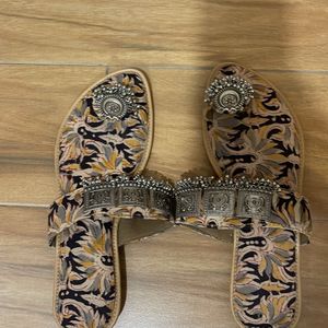 jhumki traditional sandals