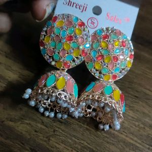 Multi Color Earing
