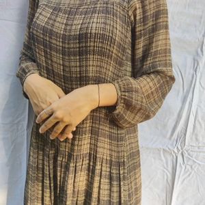 Brown Smesh Dress