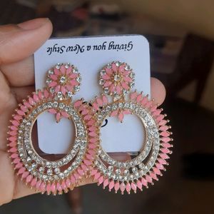 Pink Earrings