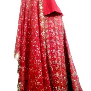 Blood Red ♥️ Bridal Lehenga Set