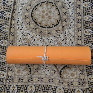 Orange Yoga Mat With Bag