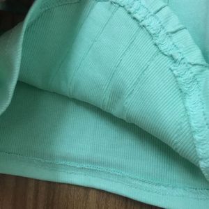 Mint Green V Core Line Top