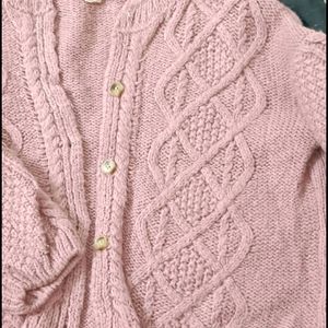 Woolen Crop Cardigan