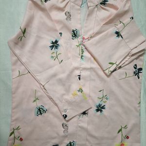 Women Formal Pink Top