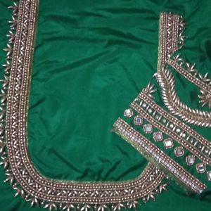 Aari Work Blouse Piece