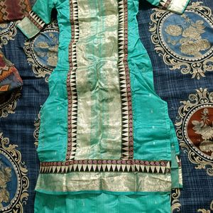 Beutiful Cyan Colour Dress For Women Only Rs 200